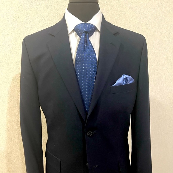 TOMMY HILFIGER SPECIAL EDITION SPORT COAT BLAZER JACKET BLUE MEN 42L - Picture 7 of 10